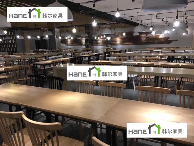 上海)公司餐厅桌椅 员工餐厅实木桌椅定做工厂 韩尔**产品价格:210